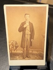Original CDV Of Identified Union Soldier, New York, Wounded At Petersburg. picture