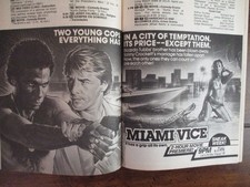 1984 TV Guide(DEBUT OF MIAMI VICE/HUNTER/HIGHWAY TO HEAVEN/JESSIE/LINDSAY WAGNER picture
