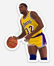 MAGIC Johnson (Magnet) Full vector image NBA showtime Basketball LA Lakers picture