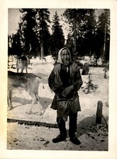 LD391 Original Photo OSTYAK SIBERIA INDIGENOUS PEOPLE NEAR YENISEI RIVER RUSSIA picture