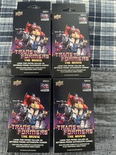 2026 Upper Deck Transformers The Movie 40th Anniversary  Hangers Boxes (x4 Lot) picture
