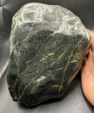 Indiana Glacier Erratic Gem Stone Zebra Green Jasper 20.5 Lb 46,535 Carats Rare picture