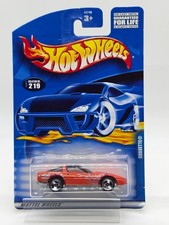 2001 Hot Wheels ’80s Corvette Burnt Orange Flames Collector #219 picture