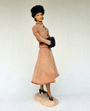 Vintage Miniature Mannequin 1950 Fashion France Plaster Fabric Accessories Model picture