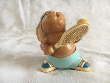 Pendelfin Rabbit Figurine Tennyson Blue Tennis Player ~ NOS picture