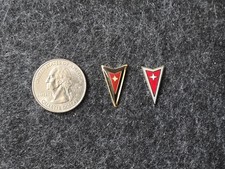 Set of 2 Pontiac Logo Pins Vintage Collectible NOS picture