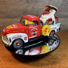 Danbury Mint Coca Cola Polar Bear Pickup 1:24 Diecast Model Read picture