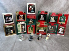 Vintage Hallmark Keepsake Ornament Lot 17 Frosty Friends 1980s 1990s Christmas picture