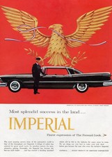 Vintage advertising for Chrysler Imperial Le Baron 4 door hardtop - Old Photo picture