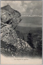 Les Aiguilles de Baulmes Switzerland Postcard A. Deriaz 1906 Posted D99 picture
