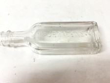 Vintage J.R. Watkins 2 oz Clear Glass Extract Bottle for Display 4.5