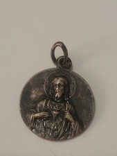 Vintage religious medal Our Lady of Olives protect us against storms & floods picture