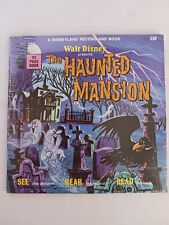 Walt Disney Presents The Haunted Mansion Read Along Book LP Record 339 A4 Sealed picture