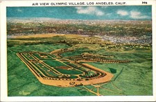 Air View Olympic Village Los Angeles California 1932 Olympics Kopec picture