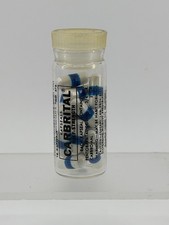 Vintage Pharma Sealed Bottle of Carbrital Kapseals Nembutal - Parke Davis Vial picture