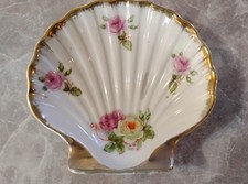 Occupied Japan Berkshire China Shell Dish - Vintage - Rose Design picture
