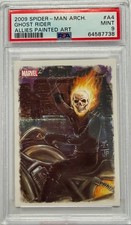 2009 Rittenhouse Spider-Man Archives Ghost Rider Allies Painted Art #A4 PSA 9 MT picture