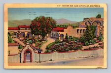 Mission San Juan Capistrano, California Postcard picture