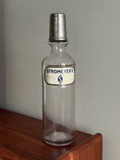 Antique Syrup Bottle Stromeyer’s Grape Punch with Original Metal Cup Cap & Cork picture