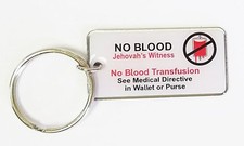 key-1 Jehovah's Witness No Blood Transfusion Key Chain picture