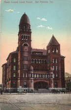 San Antonio TX Bexar County Court House DB Postcard UNPOSTED * * picture