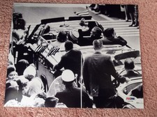 CLINT HILL AUTOGRAPHED PSA/DNA 8 x10 SECRET SERVICE AGENT USSS JFK ASSASSINATION picture