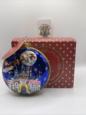 Disneyland 2026 Chris Radko Santa Sleigh Sleeping Beauty Castle Ornament picture