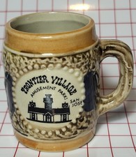 Vintage Frontier Village San Jose CA Amusement Park Ceramic Mug Made in Japan picture