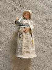  19th Century Majolica Monk Bell Figure Large Cup Robe Tankard Cross Belt picture