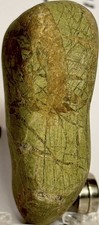 Pre Historic Man Made Authentic Carved Ancient  Stone Effigyfigure,  3.5 oz • VA picture