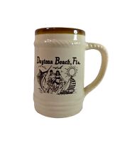 Vintage Daytona Beach Florida Ceramic Coffee Mug Beer Stein  Souvenir  picture