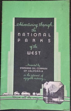 VTG 1935 Booklet, Adventuring Through The Nat. Parks Of The West, Standard Oil picture