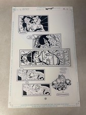 SCARE TACTICS #11 COMIC ART stat page 1998 KEY PAGE DEATH OF SLITHER GROSSOUT picture