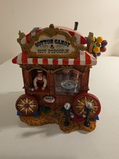 Lemax Village Collection Cotton Candy & Hot Popcorn Stand 6in  picture