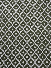 Anna French  / Thibaut AF9629 Petit Arbre Green on White Fabric 2 Yards picture