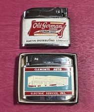 VTG ROSEN NESOR VERNCO CIGARETTE LIGHTER LOT ESSO OLD GERMAN BEER ADVERTISING picture