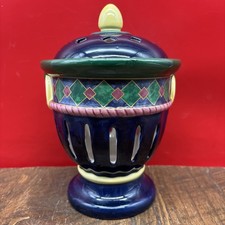 PFALTZGRAFF Amalfi Classic Pattern Candle Holder w/Lid, Pierced Light, 8