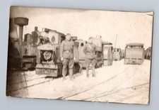 WWI Era Rail Depot Full Stock of Narrow Gauge Military Locomotives Photo picture