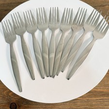 Oneida 18/10 China Stainless SALAD FORKS  Set Of 9 picture