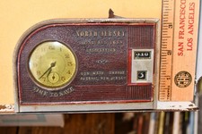 Vintage Clock Coin Bank North Jersey Savings And Loan Passaic Zell picture