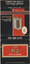 Union Plaza Hotel & Casino LAS VEGAS, NEVADA Casino Matchbook Cover picture
