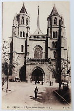 Vintage Dijon France L'Eglise Sainte Benigne Church Postcard P147 picture