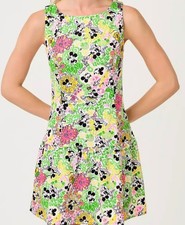 Disney Lilly Pulitzer 50+ Luxletic Nadeera Athletic Dress M Throwback Mickey picture