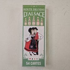 Vintage French Route Des Vins 54 Playing Card Deck, Complete New picture