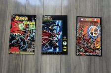 Spawn Batman 3 Comic Lot Blood Feud #1 War Devil McFarlane Frank Miller 1994-95 picture