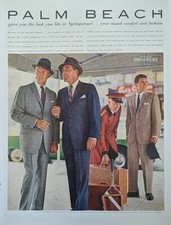 1959 Palm Beach Business Suits, Year Round Comfort And Fashion Print Ad  picture