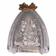 Mikasa Gold Trimmed Crystal Nativity Scene 5x4 In picture