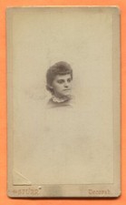 CDV Decorah, IA, Portrait of a Young Woman, by Spurr, circa 1890 picture