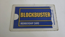 Vintage Blockbuster Video Membership Card 2004 Laminated Baltimore Maryland picture