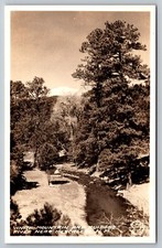 Postcard RPPC Mescalero New Mexico White Mountain Ruidoso River Frasher Foto A11 picture